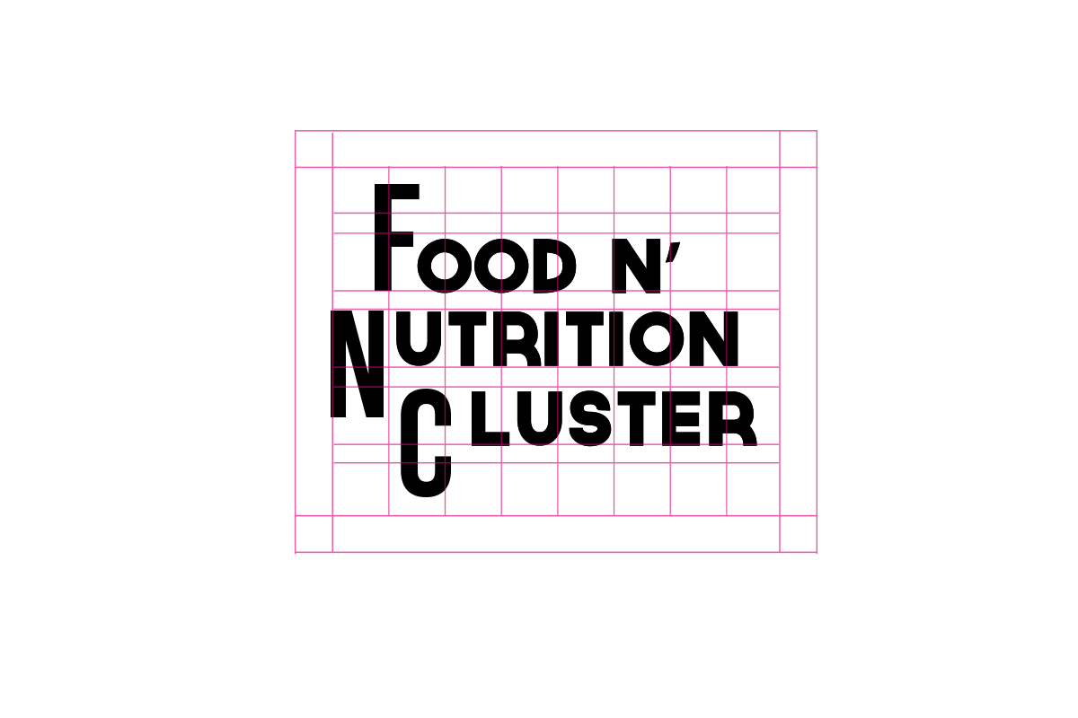 Construcción logo Food & Nutrition Cluster